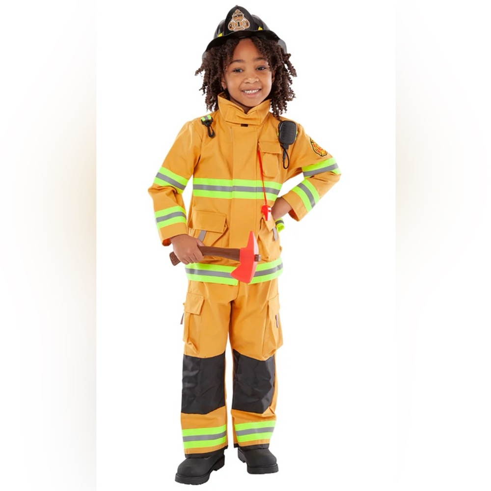 Adventure Factory Firefighter Costume, Size 7/8